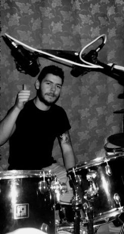 Kostas at the drums