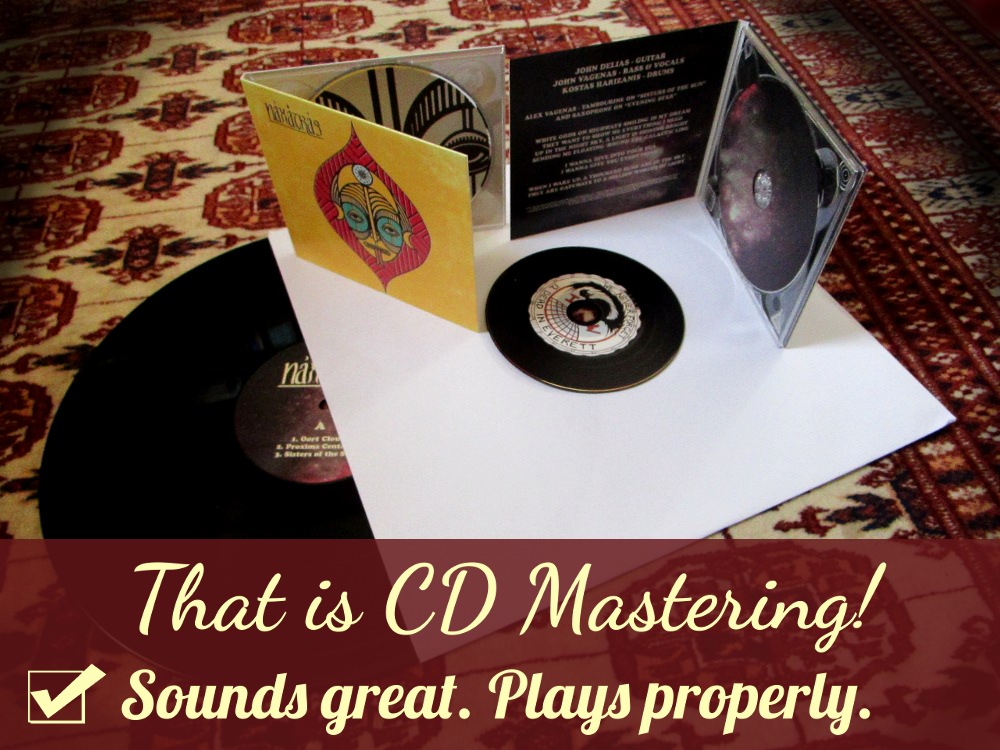 That is CD Mastering! Sounds great. Plays Properly.